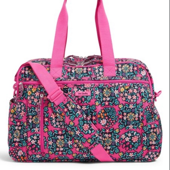 Vera Bradley Handbags - NWT Vera Bradley weekend travel duffel kaleidoscope rosette